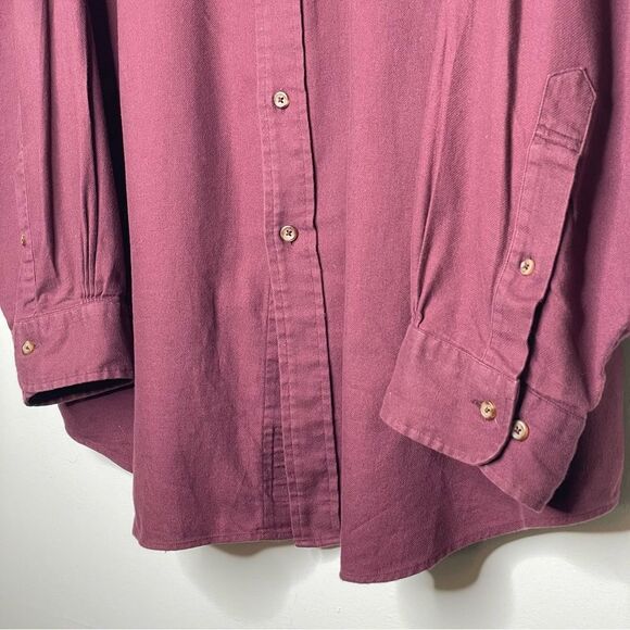 Brooks Brothers The Original Polo Shirt 346 Burgundy Button Down Mens XXL - Picture 4 of 7